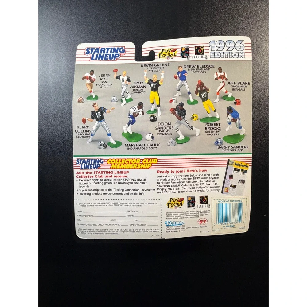 Dan Marino 1996 Starting Lineup Miami Dolphins Figure Kenner NFL 68830 New B